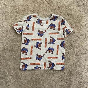 Boys Spiderman Grey Shirt size 6